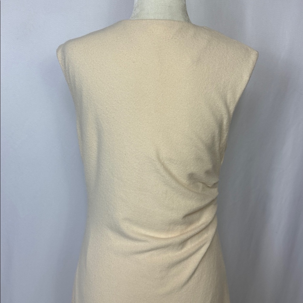 ASTR The Label Draped Midi Dress Size Medium Butter Cream NWOT - Picture 11 of 15